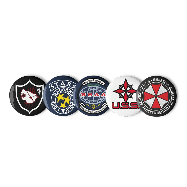 Resident Evil Organizations Pin Set product image (1)
