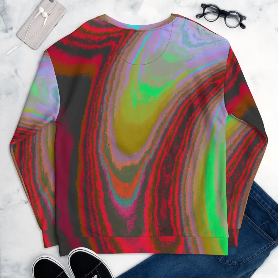 Abstract Darker Cool Swirl Unisex Sweatshirt product image (9)