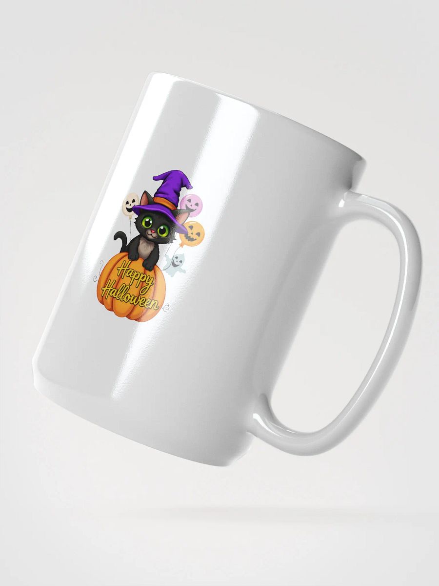 Witchy Sitting Pumpkin Cat Mug product image (2)