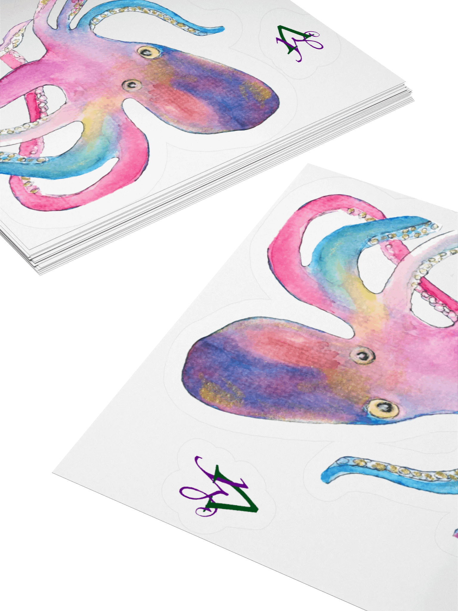 Rainbow Octopus Sticker product image (4)