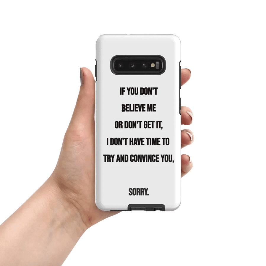 SATOSHI Quote - Samsung Hard Case product image (55)