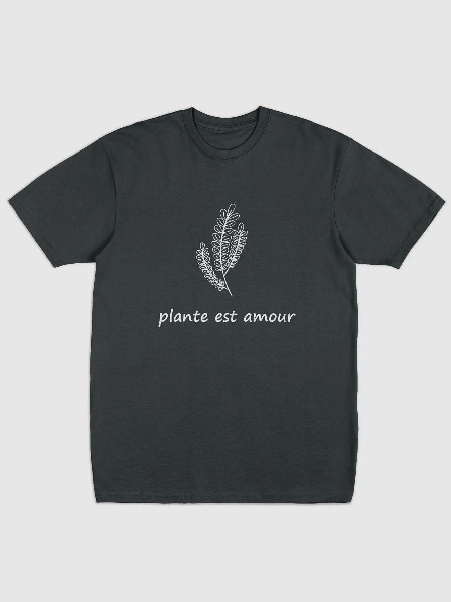 plant is love ( plante est amour) printed t-shirt product image (4)