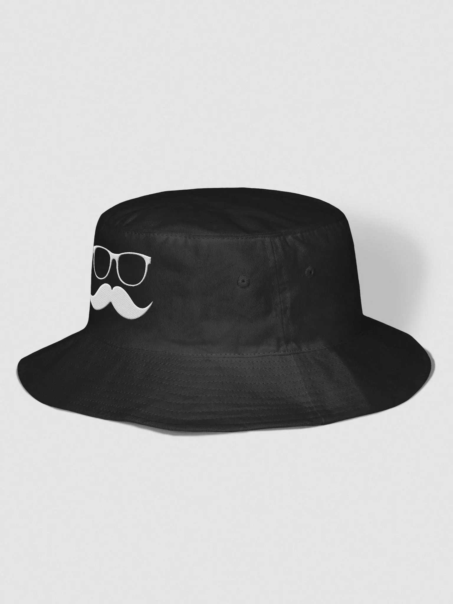 White Moofstache Bucket Hat product image (4)