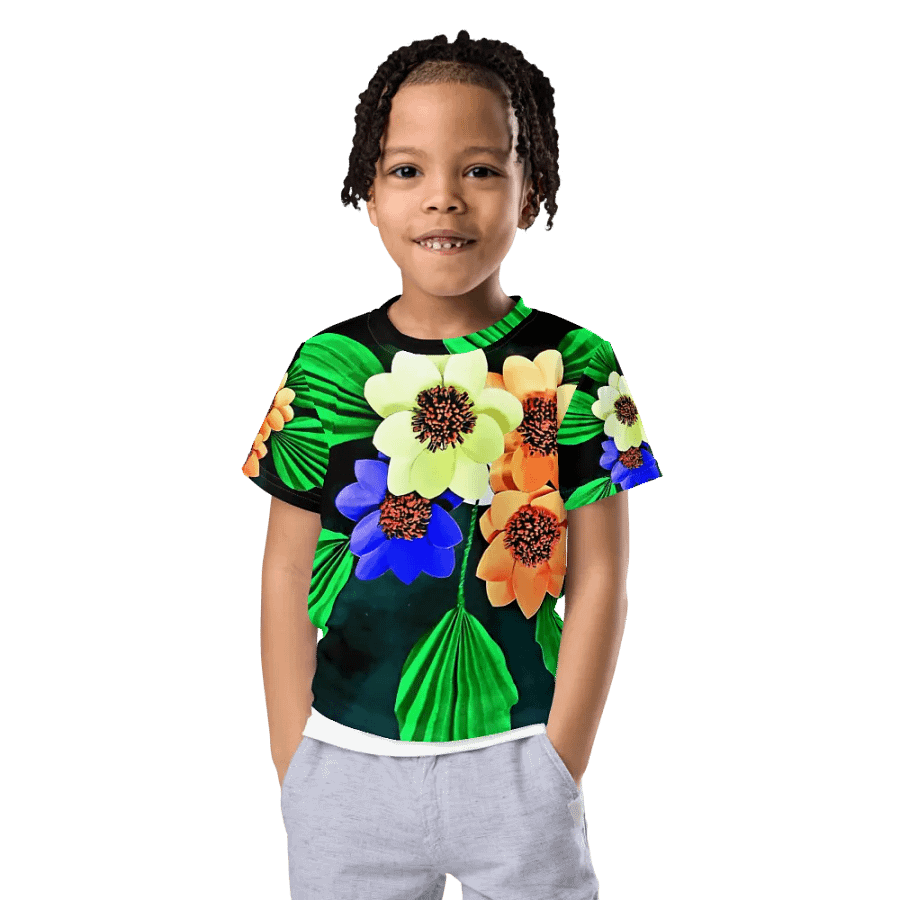 All-Over Print Kids Crew Neck T-Shirt product image (11)