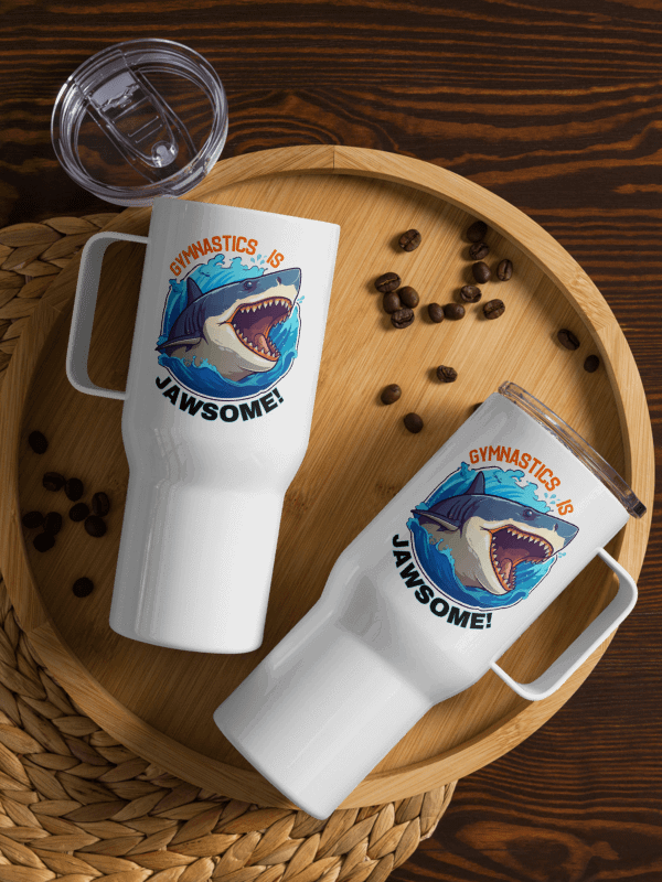 Gymnasticis is JAWSOME! Stainless Steel Travel Mug product image (3)