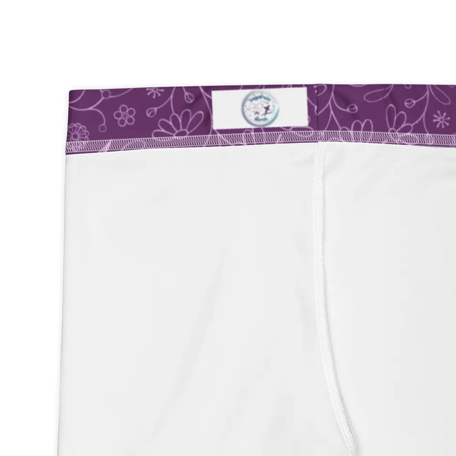 Dark Purple Floral Women's Leggings product image (11)