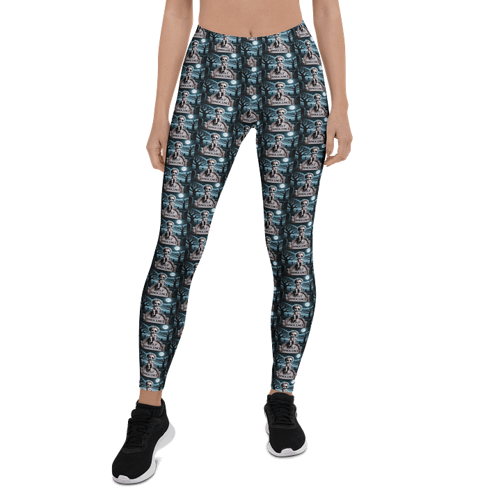 Midnight Veil Designs Rest in Innocence Gothic Fantasy Women's All-Over Print Leggings (XS-XL) product image (1)