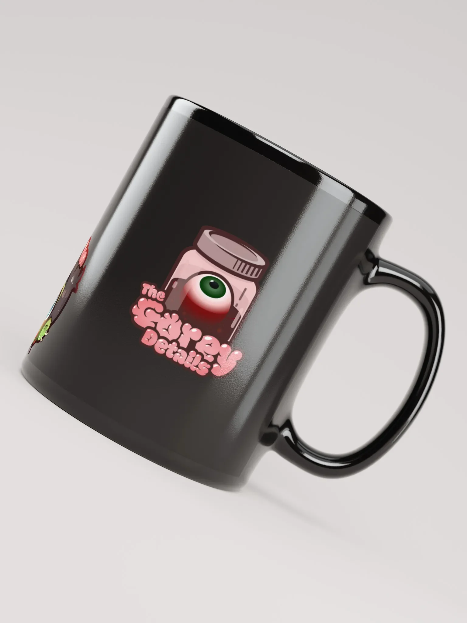 Full Logo Color - Black Glossy Mug product image (4)