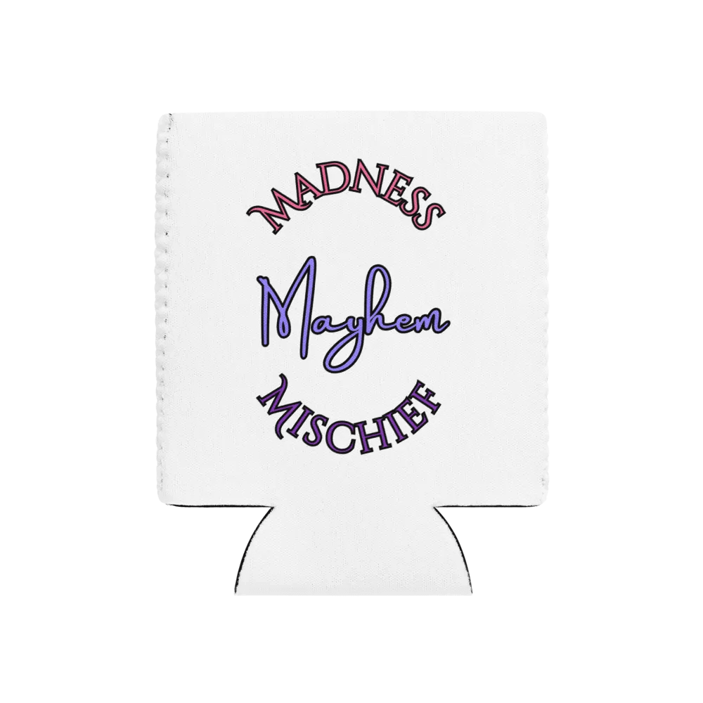 Madness/Mischief/Mayhem Koozie product image (1)
