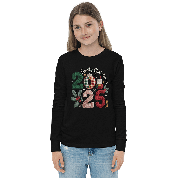 Family Christmas 2025 Kids Long Sleeve Graphic T-Shirt product image (1)