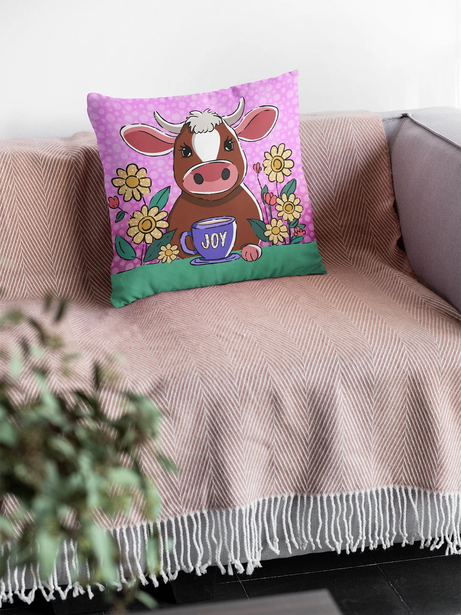 Cow Coffee Break Pillow product image (1)
