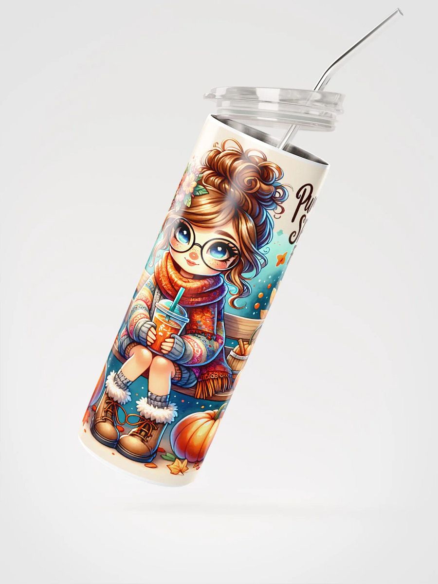 Autumn Design Pumpkin Spice Fiesta Ice Tea Fall Stainless Steel Tumbler product image (4)