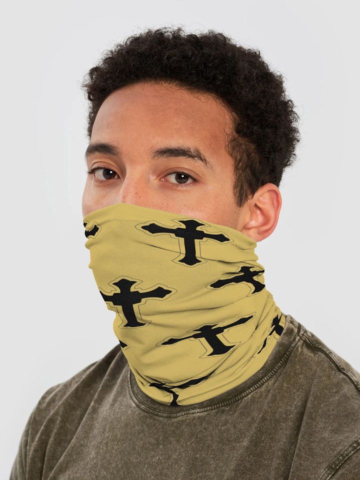 Exodus Cross - Gold - Neck Gaiter/Face Mask product image (2)