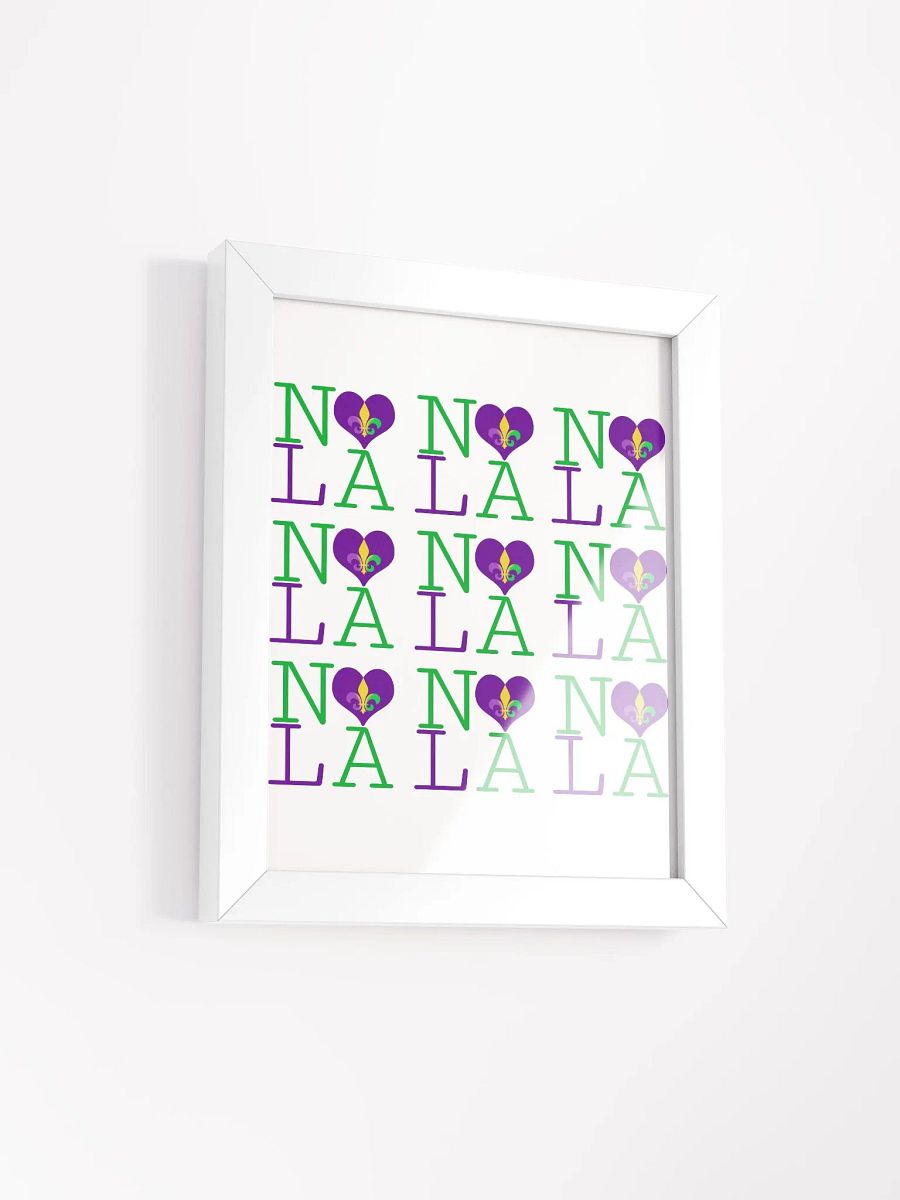 I LOVE NOLA **LEGACY POSTER** (MARDI GRAS) product image (2)
