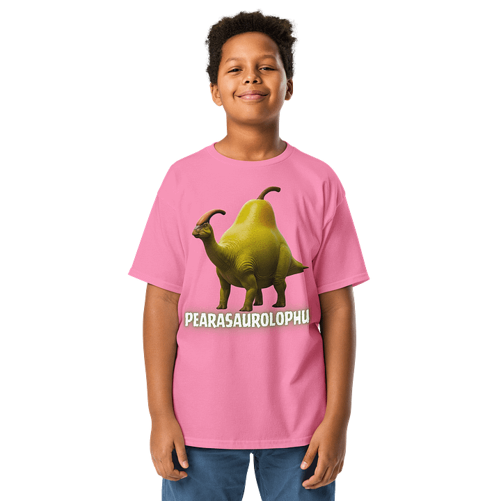 Pearasaurolophus - Pear and Parasaurolophus Dinosaur Shirt product image (6)