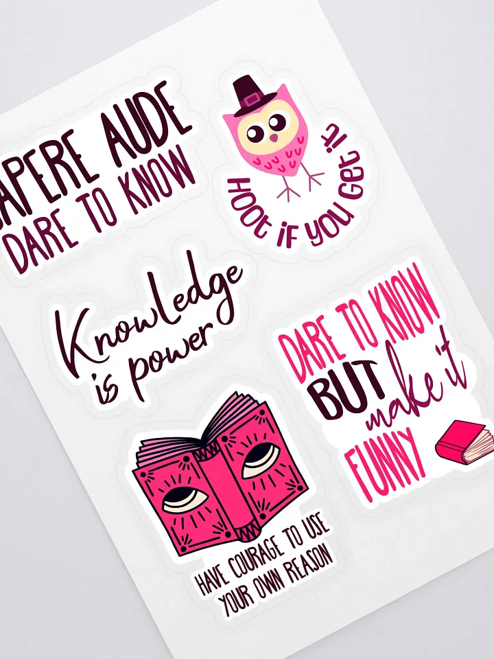 Sapere Aude Sticker product image (1)
