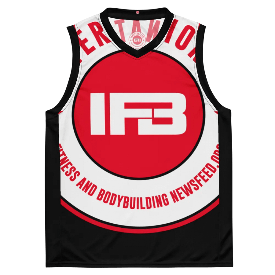 IFBNewsfeed.Org's All-Over Print Recycled Unisex Basketball Jersey product image (2)