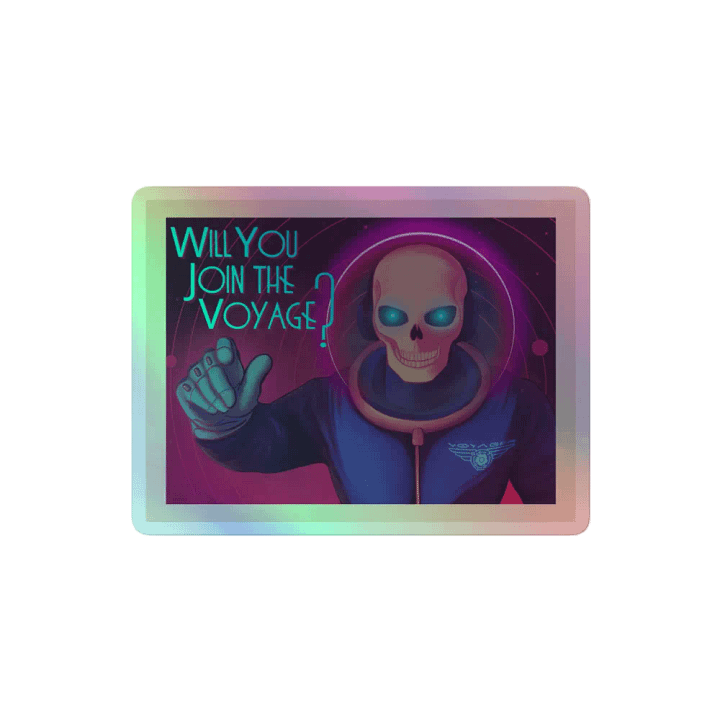 Cosmic Voyager Holographic Sticker product image (2)
