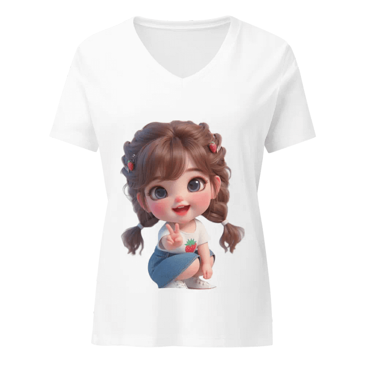 Bella+Canvas Women's Relaxed V-Neck T-Shirt product image (1)