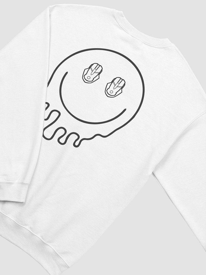 Drip Smiley Face Crewneck (Black) product image (2)
