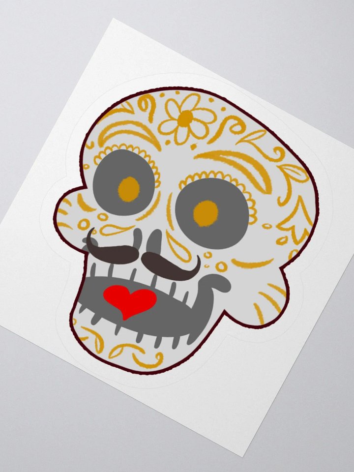 Never Fear Myeloma Skull Sticker product image (2)