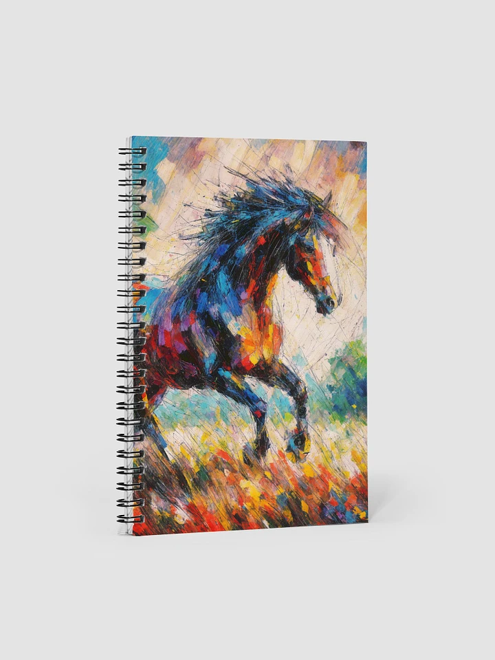 Horse Trotting, Personalize Your Thoughts with Our Spiral Notebook product image (1)