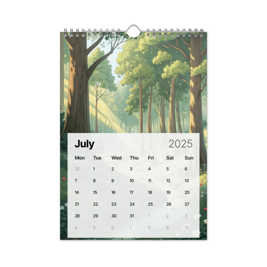 MAGICAL ANIME SEASONS WALL CALENDAR 2025 product image (7)