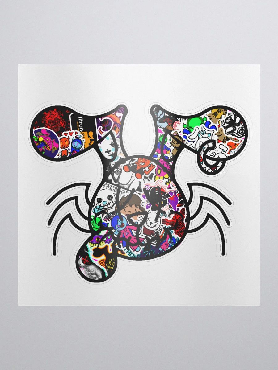 Wave 5 - Stitch-Hare Sticker Bomb Kiss Cut Sticker product image (3)