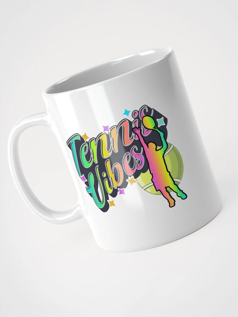 Tennis Vibes Male Neon Rainbow Mug product image (2)