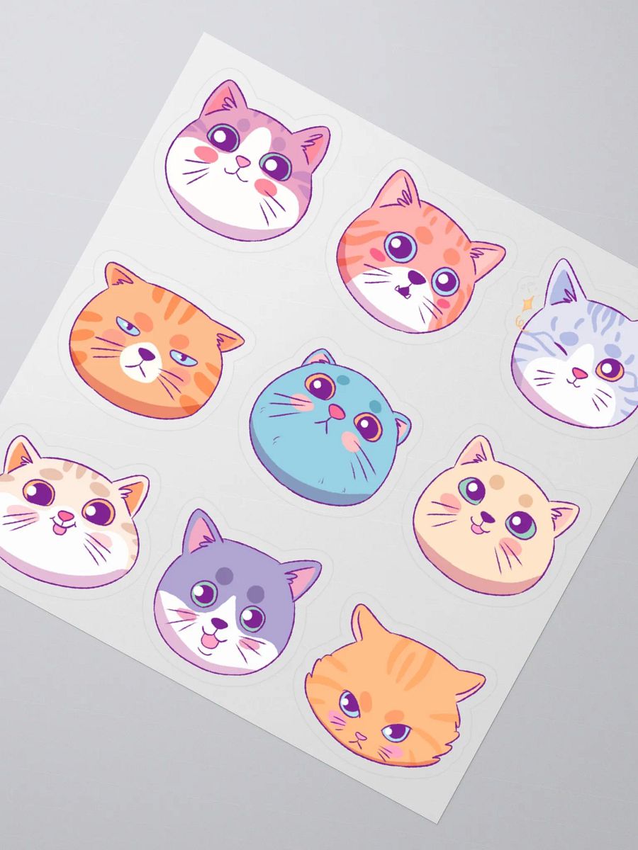 Whiskered Whimsy Sticker Set product image (3)