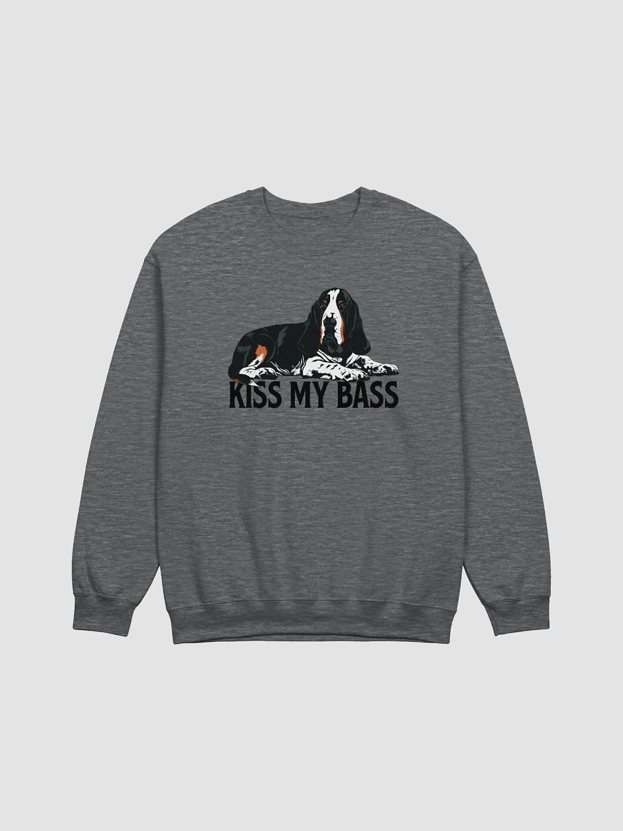 Kiss My Bass Sweatshirt | Funny Shirt for Basset Hound Owners product image (3)