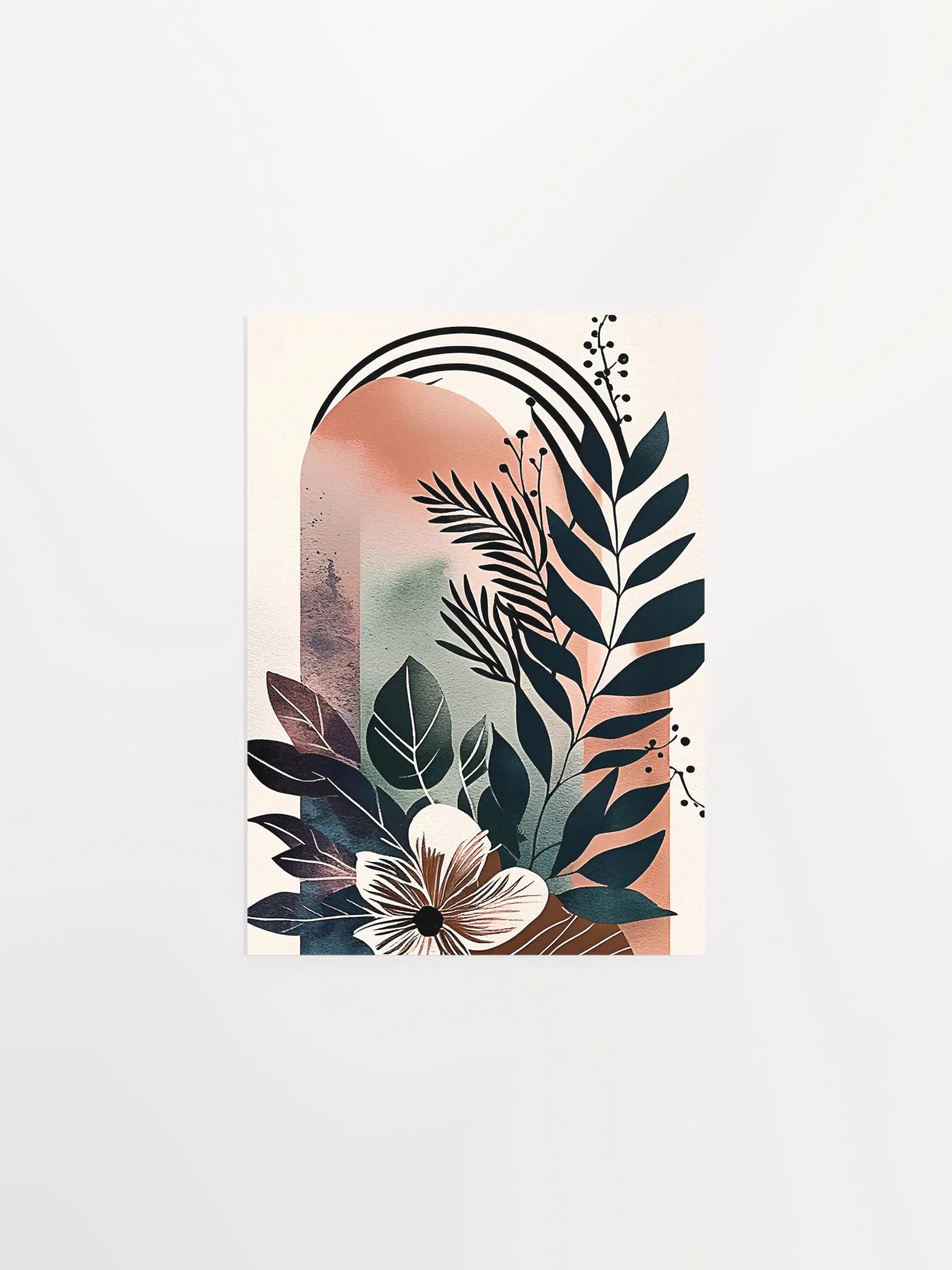Lush Leaves Abstract Poster product image (1)