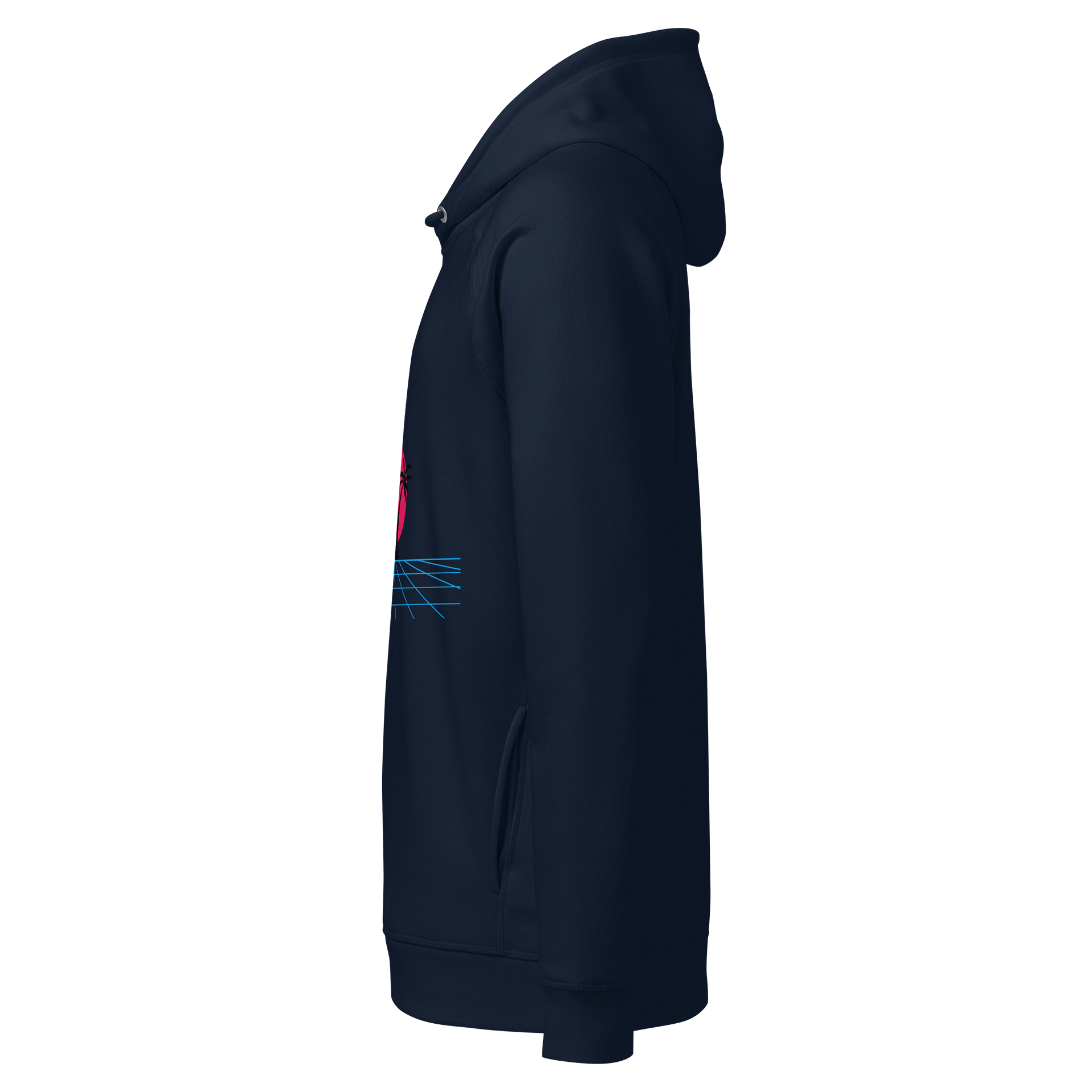 Retro-Futuristic Sunset Hoodie product image (3)