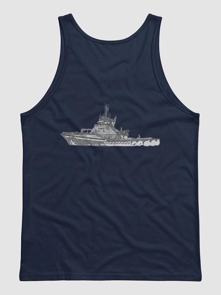 Foss Tug Sketch – Coastal Workwear | Twin Anchor Apparel PNW Mooring Line Tank product image (1)