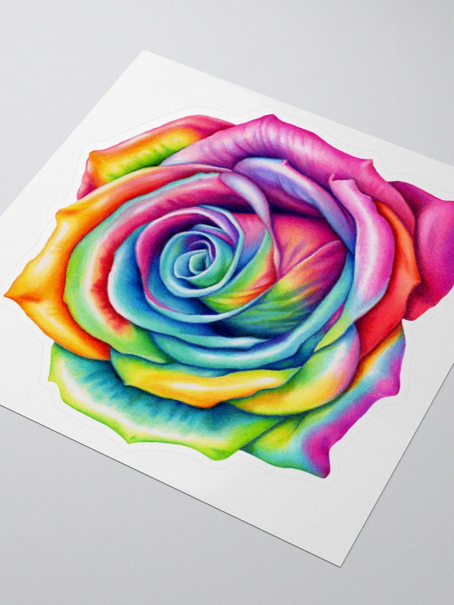 Rainbow Rose Sticker product image (2)