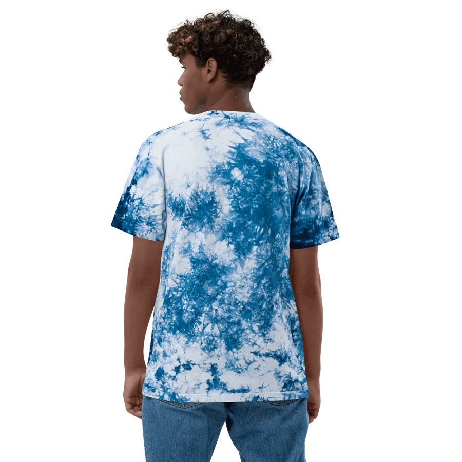Midnight Roses Wolf Embroidered Tie-Dye Tee product image (11)