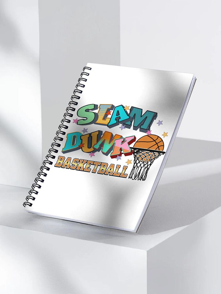 Basketball Slam Dunk Spiral Notebook product image (2)