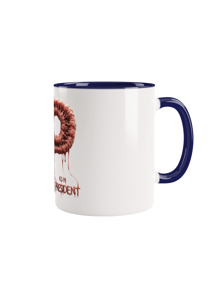 P as in president ceramic mug with color inside by dark alphabet product image (4)
