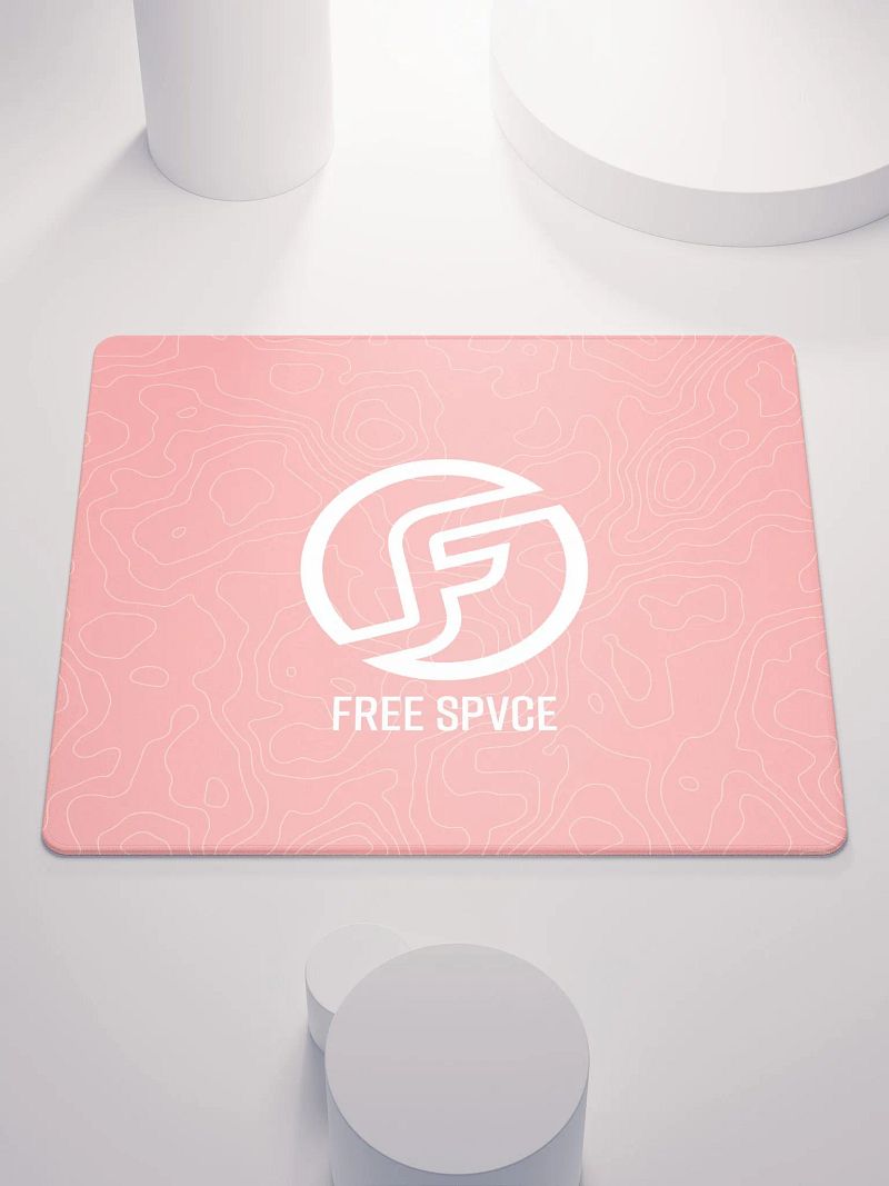 Topographic Pink Mousepad