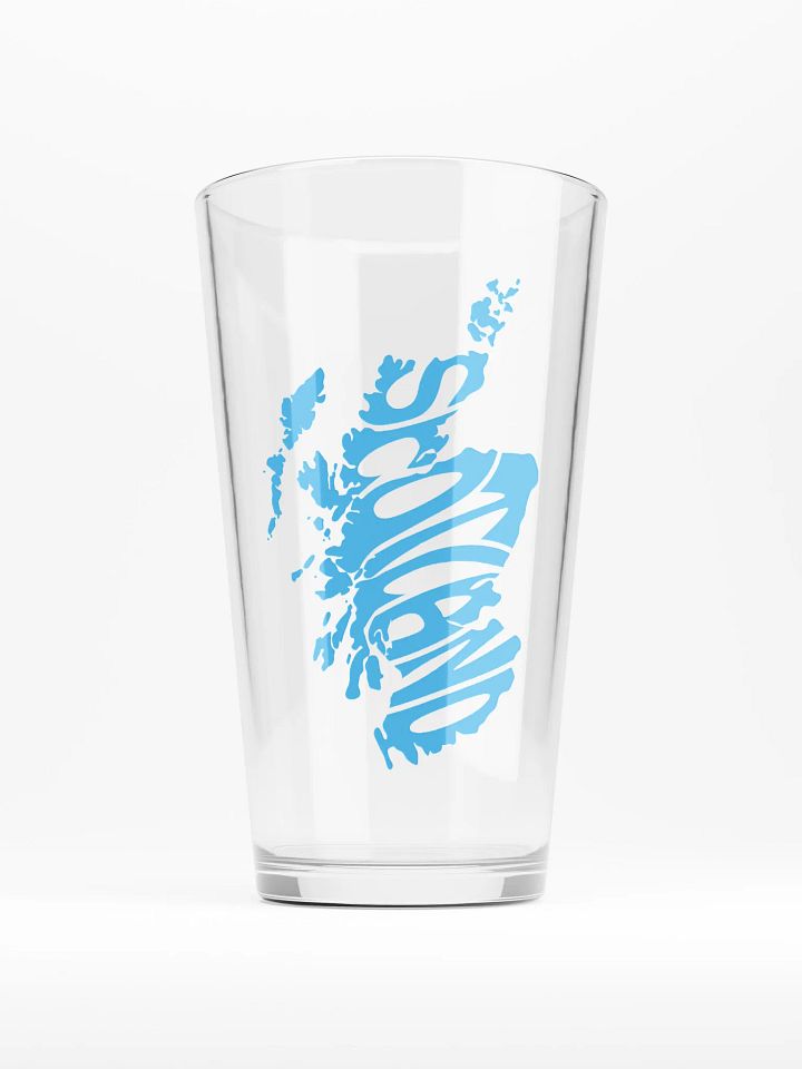 Scotland Lettered Map Pint Glass product image (1)