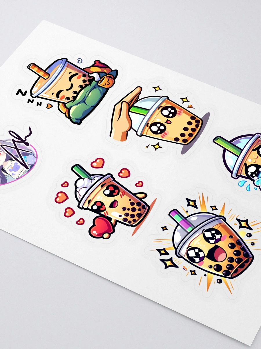 Bubble Tea Boba Sticker Set product image (2)