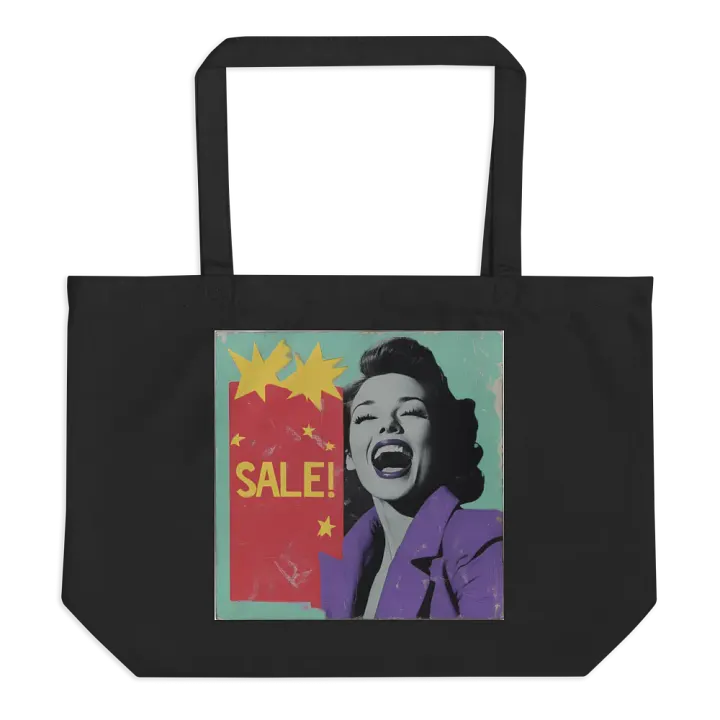 Vintage Pop Art Sale Tote Bag product image (1)