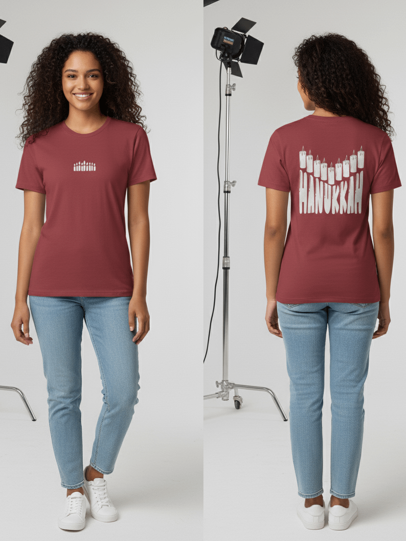 Hanukkah T-Shirt – Festival of Lights Jewish Holiday Tee product image (1)