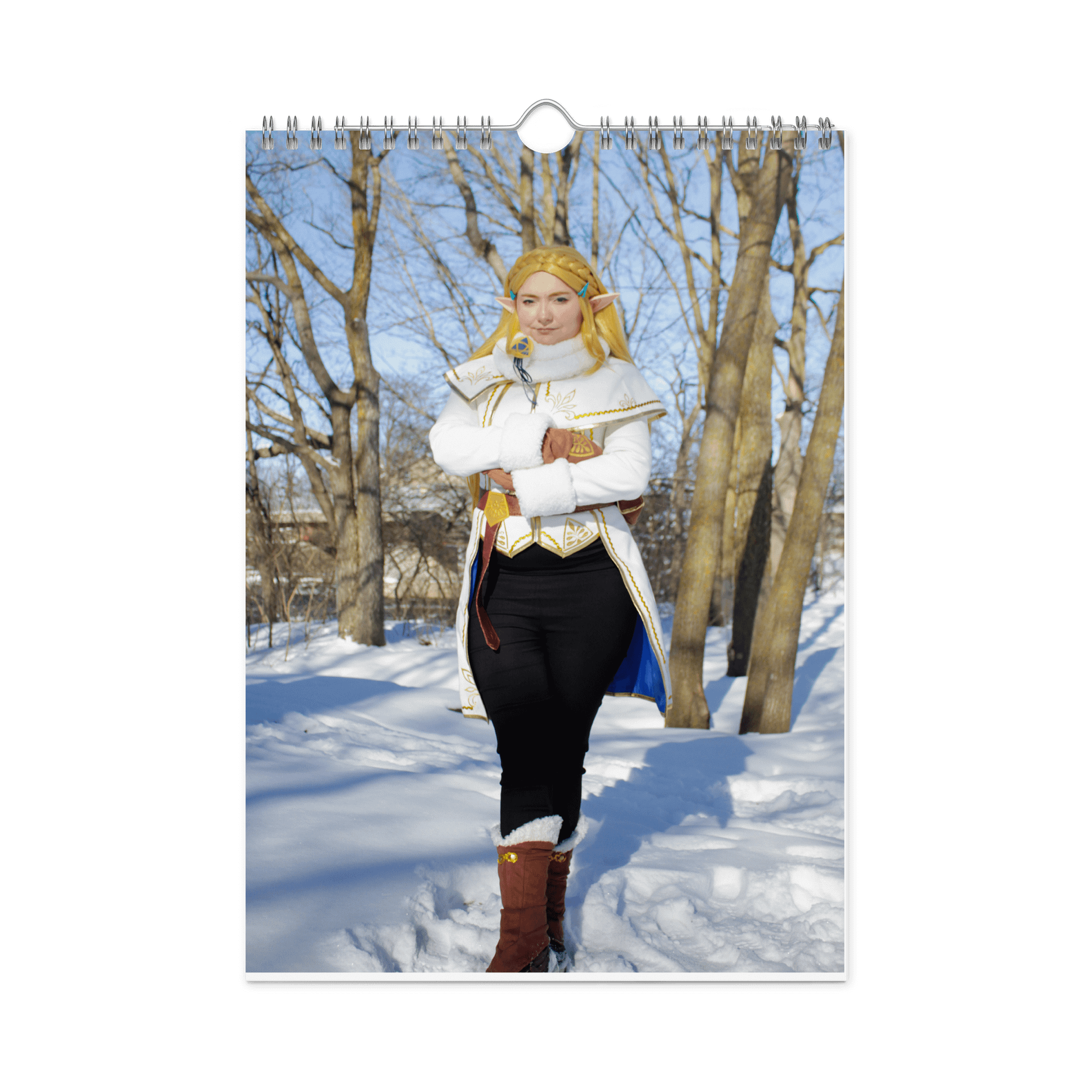 Princess Zelda (Winter Outfit) Cosplay 2025 Wall Calendar product image (3)