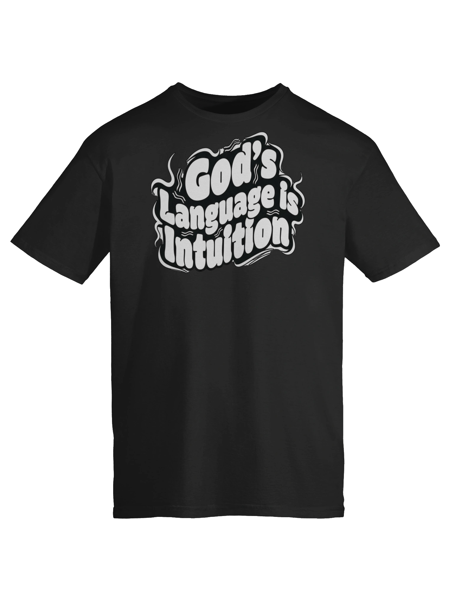 God's Language is Intuition, Unisex Tee product image (8)