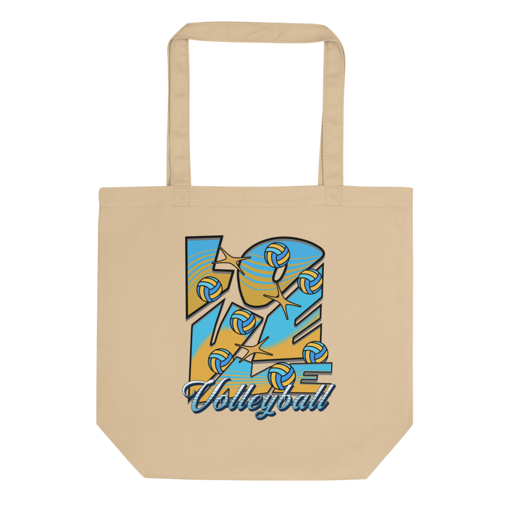 Love Me Volleyball Eco-friendly Organic Tote Bag product image (1)