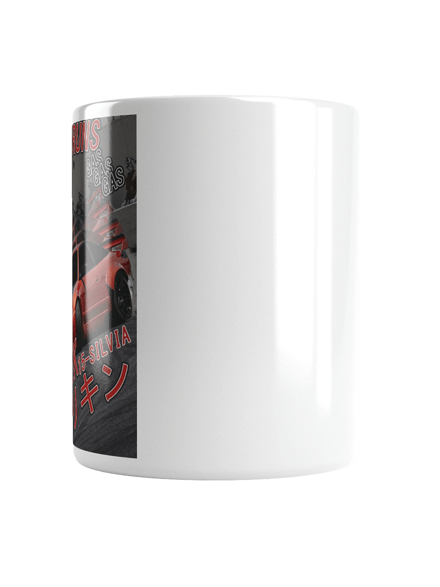 Drift-Ghost, 15-Silvia, Japanese Magazine Styling | Glossy White Mug product image (2)