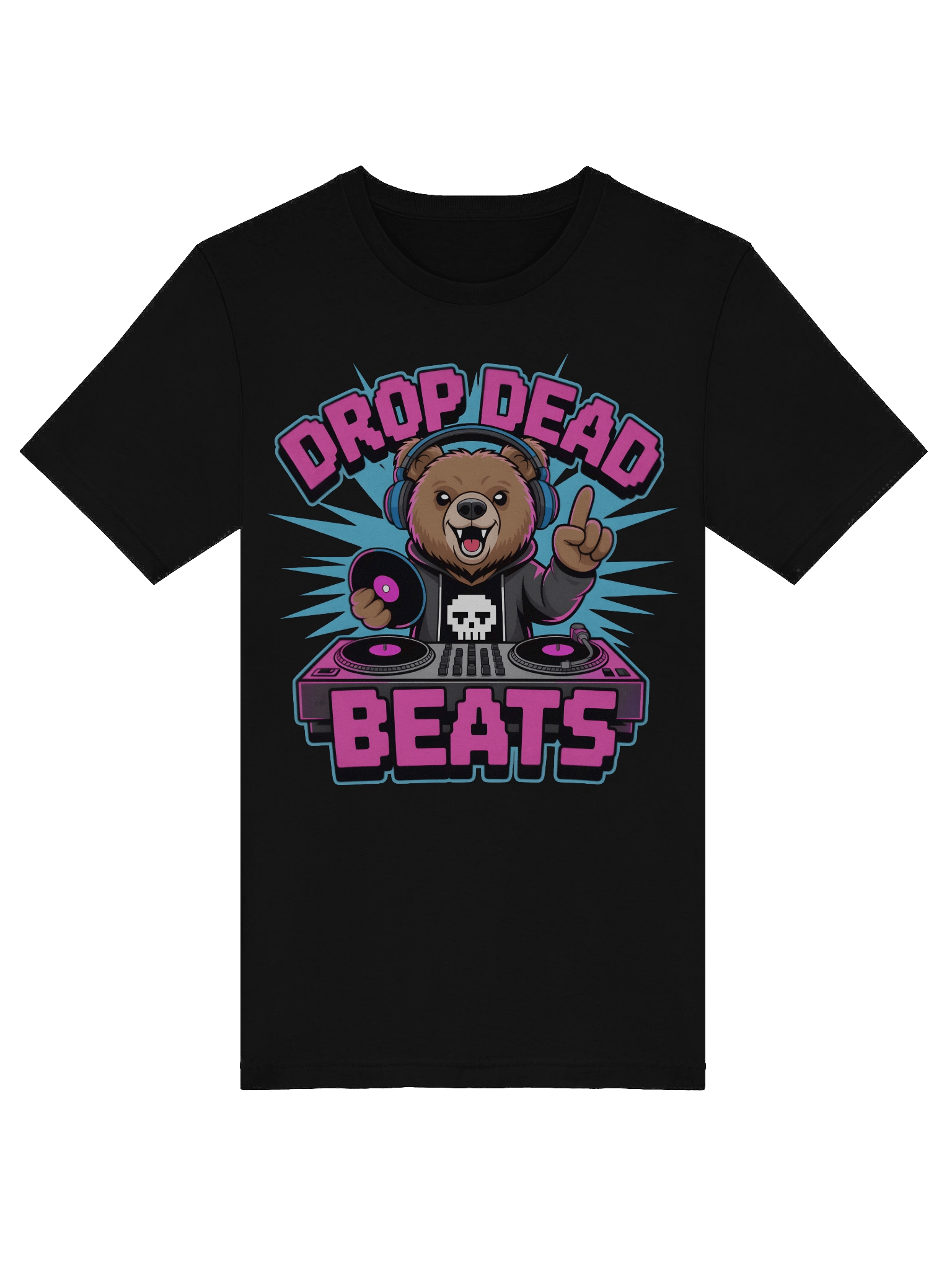 Drop Dead Beats Bear T-Shirt product image (19)
