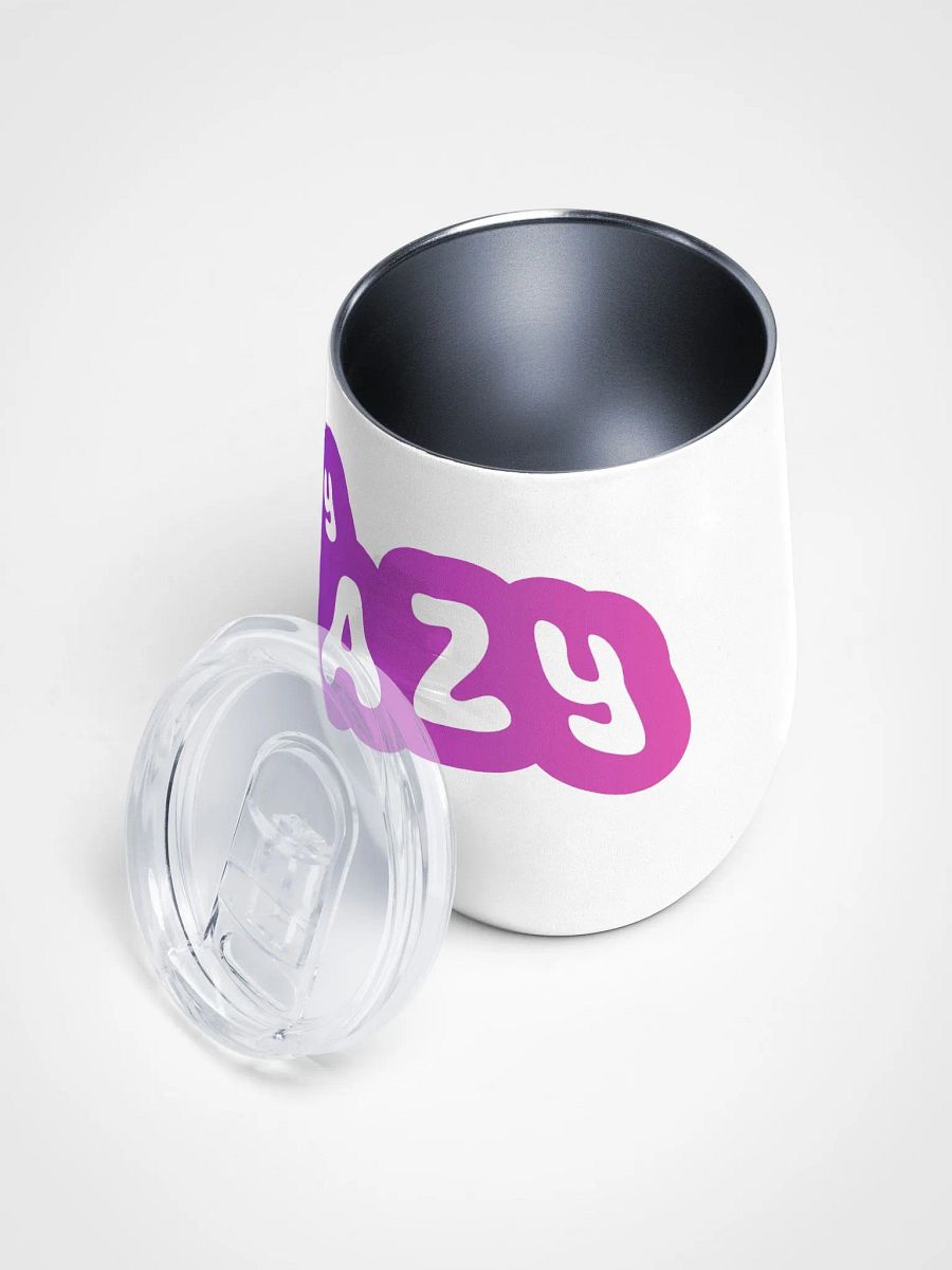 Stay Crazy Wine Tumbler (Pink/Purple) product image (3)