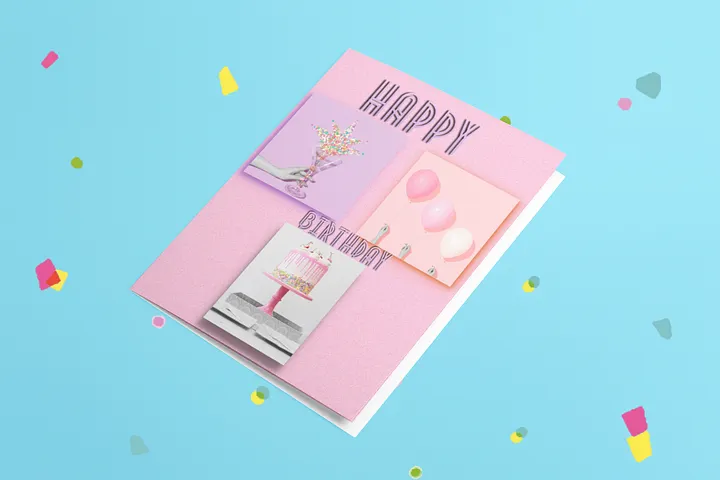 Pink Party card product image (2)